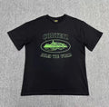 American street fashion brand Alcatraz sailboat top T-shirt men and women trend loose round neck retro five-point sleeve short sleeve