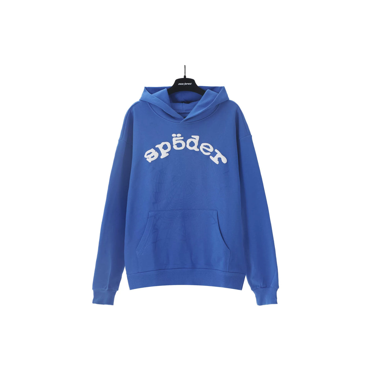 Sp5der hip-hop singer Young Thug555 same print letter couple hoodie Pink sweatshirt men