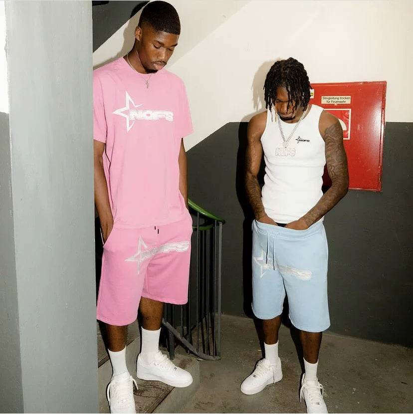 NOFS Star Print Tee & Shorts Set