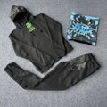 Street brand fashion casual sportswear tops and trousers set winter hip-hop men's hooded sweatshirt sweater suit