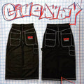 Loose straight jeans Men's retro embroidery hip -hop Gotter street clothing Harasuku Men's cross -border casual pants