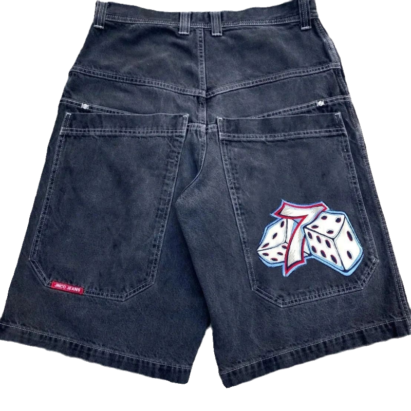 JNCO Number 7 Baggy Denim Jorts
